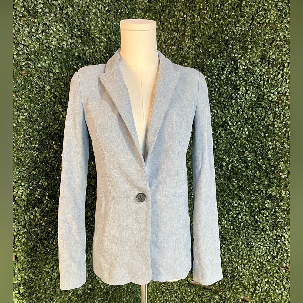 Express Light Blue Women's Suit Jacket